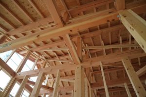 建築中のお家ご覧ください